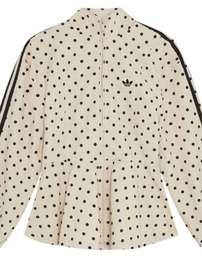 Adidas Originals x ASOS polka dot track jacket in stone